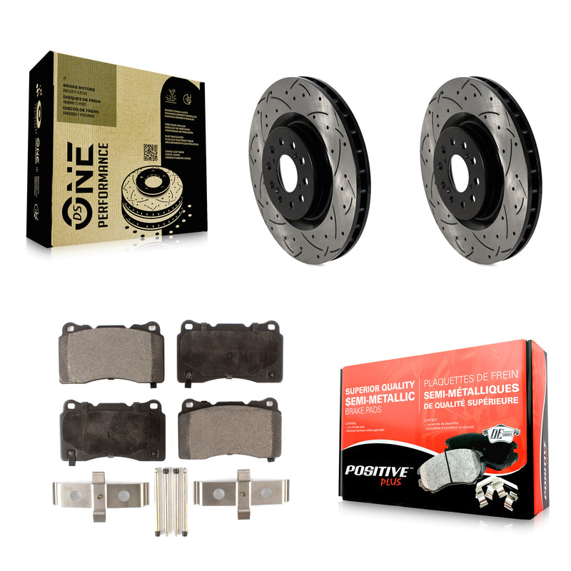 Transit Auto KDF-101040 Disc Brake Kit for 2017-2020 Honda Civic - Front