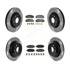 Transit Auto KDF-101041 Disc Brake Kit for 2018-2020 Jeep Wrangler - Front and Rear
