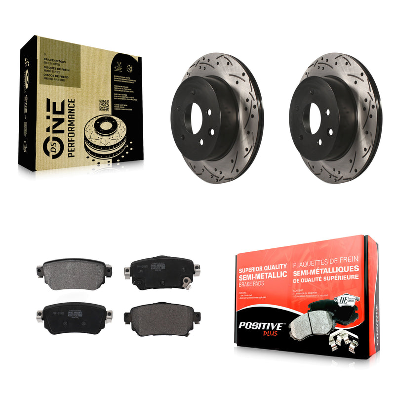 Transit Auto KDF-101050 Disc Brake Kit for 2019 Nissan Rogue Sport - Rear