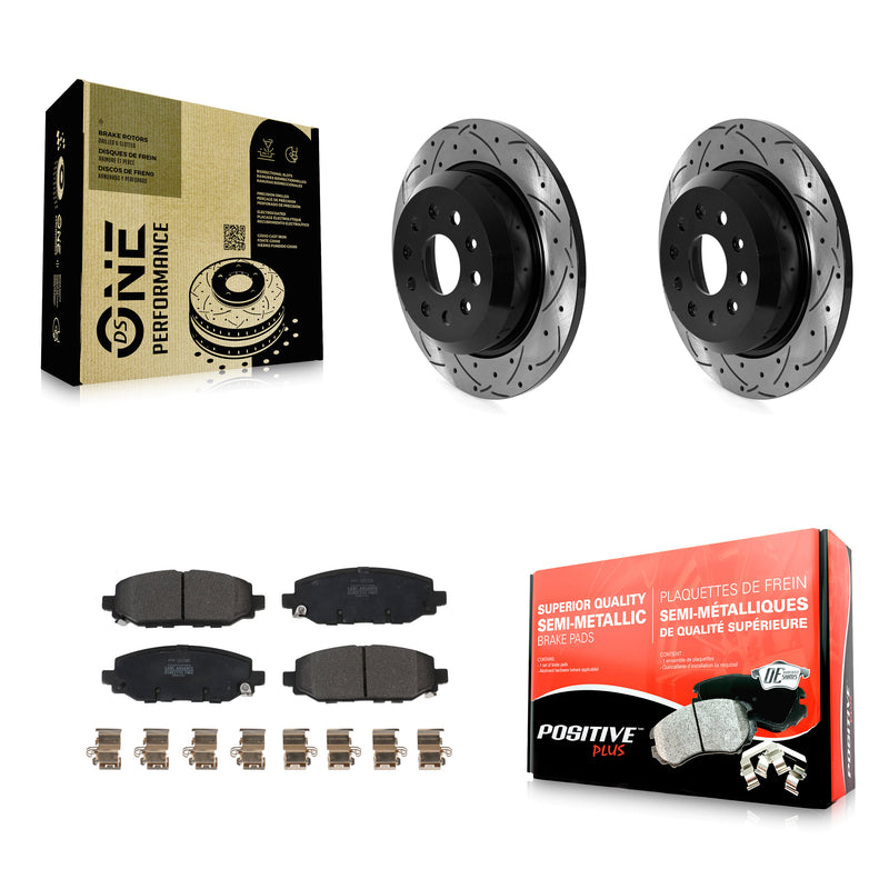Transit Auto KDF-101052 Disc Brake Kit for 2018-2020 Jeep Wrangler - Rear
