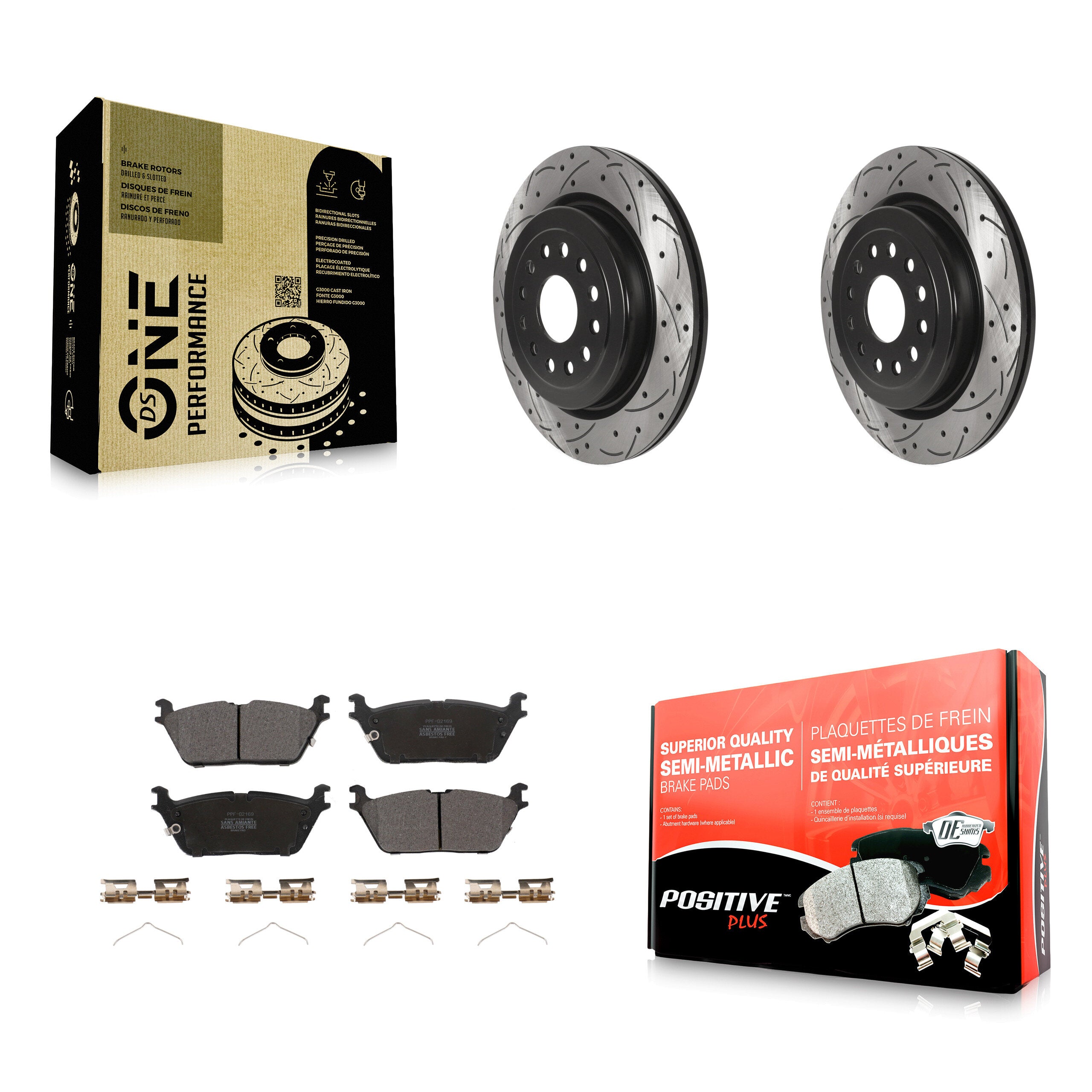 Transit Auto KDF-101053 Disc Brake Kit for 2019-2024 Ram 1500 - Rear