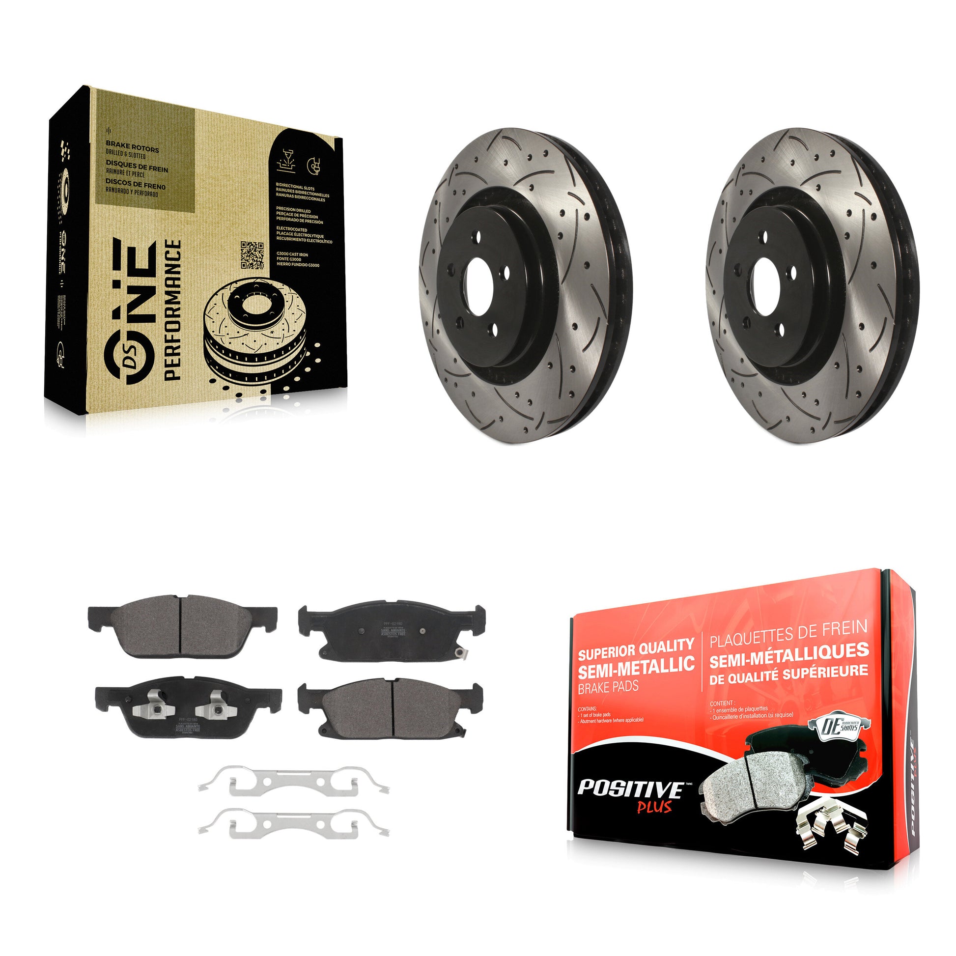 Transit Auto KDF-101059 Disc Brake Kit for 2019-2023 Lincoln Nautilus - Front