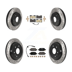 Transit Auto KDF-101064 Disc Brake Kit for 2020-2024 Chevrolet Silverado 1500 LTD, GMC Sierra 1500 Limited and More - Front and Rear