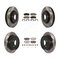 Transit Auto KDF-101066 Disc Brake Kit for 2019-2020 Nissan Altima - Front and Rear