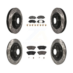 Transit Auto KDF-101069 Disc Brake Kit for 2018-2022 Mitsubishi Eclipse Cross - Front and Rear