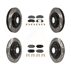 Transit Auto KDF-101070 Disc Brake Kit for 2018-2022 Mitsubishi Eclipse Cross - Front and Rear
