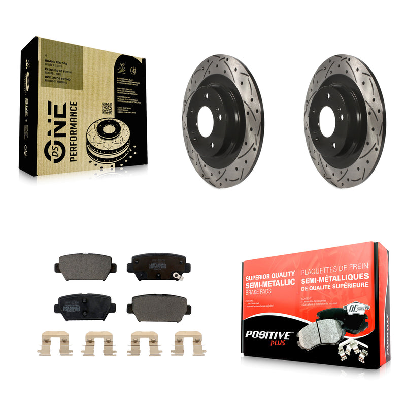 Transit Auto KDF-101073 Disc Brake Kit for 2018-2022 Mitsubishi Eclipse Cross - Rear