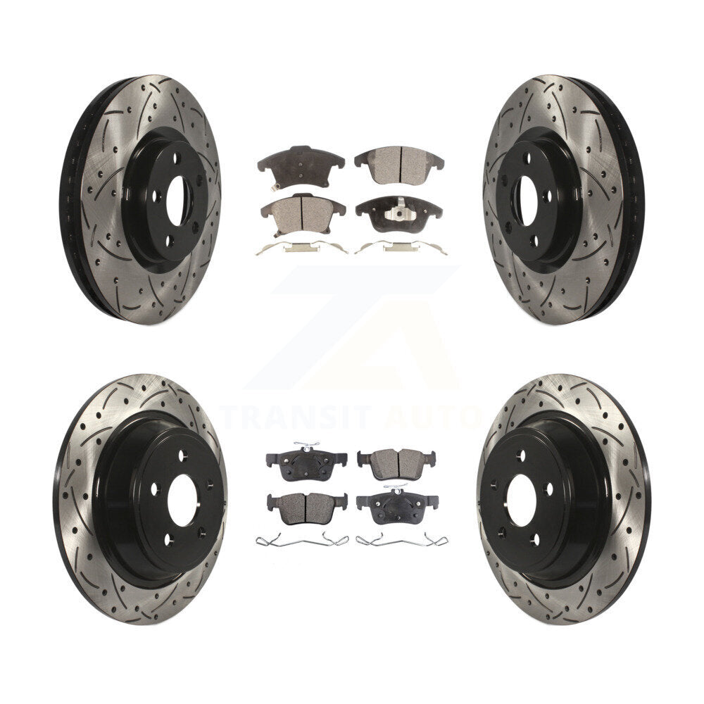 Transit Auto KDF-101080 Disc Brake Kit for 2019-2020 Ford SSV Plug-In Hybrid - Front and Rear