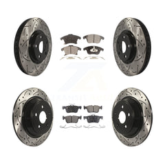 Transit Auto KDF-101080 Disc Brake Kit for 2019-2020 Ford SSV Plug-In Hybrid - Front and Rear