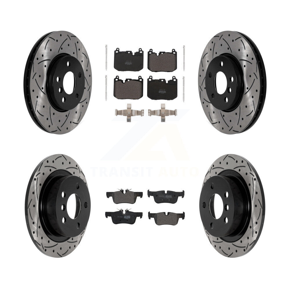 Transit Auto KDF-101087 Disc Brake Kit for 2017-2020 Mini Cooper Clubman - Front and Rear