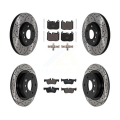 Transit Auto KDF-101087 Disc Brake Kit for 2017-2020 Mini Cooper Clubman - Front and Rear