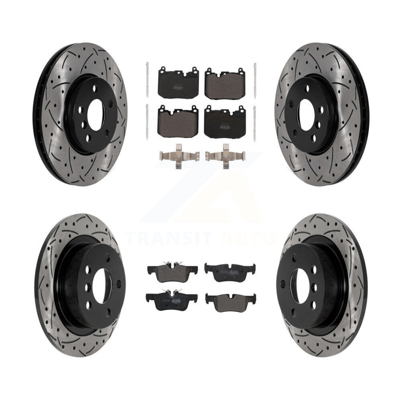 Transit Auto KDF-101087 Disc Brake Kit for 2017-2020 Mini Cooper Clubman - Front and Rear
