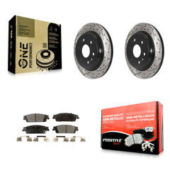Transit Auto KDF-101091 Disc Brake Kit for 2019 Chevrolet Silverado 1500 LD, GMC Sierra 1500 Limited - Rear