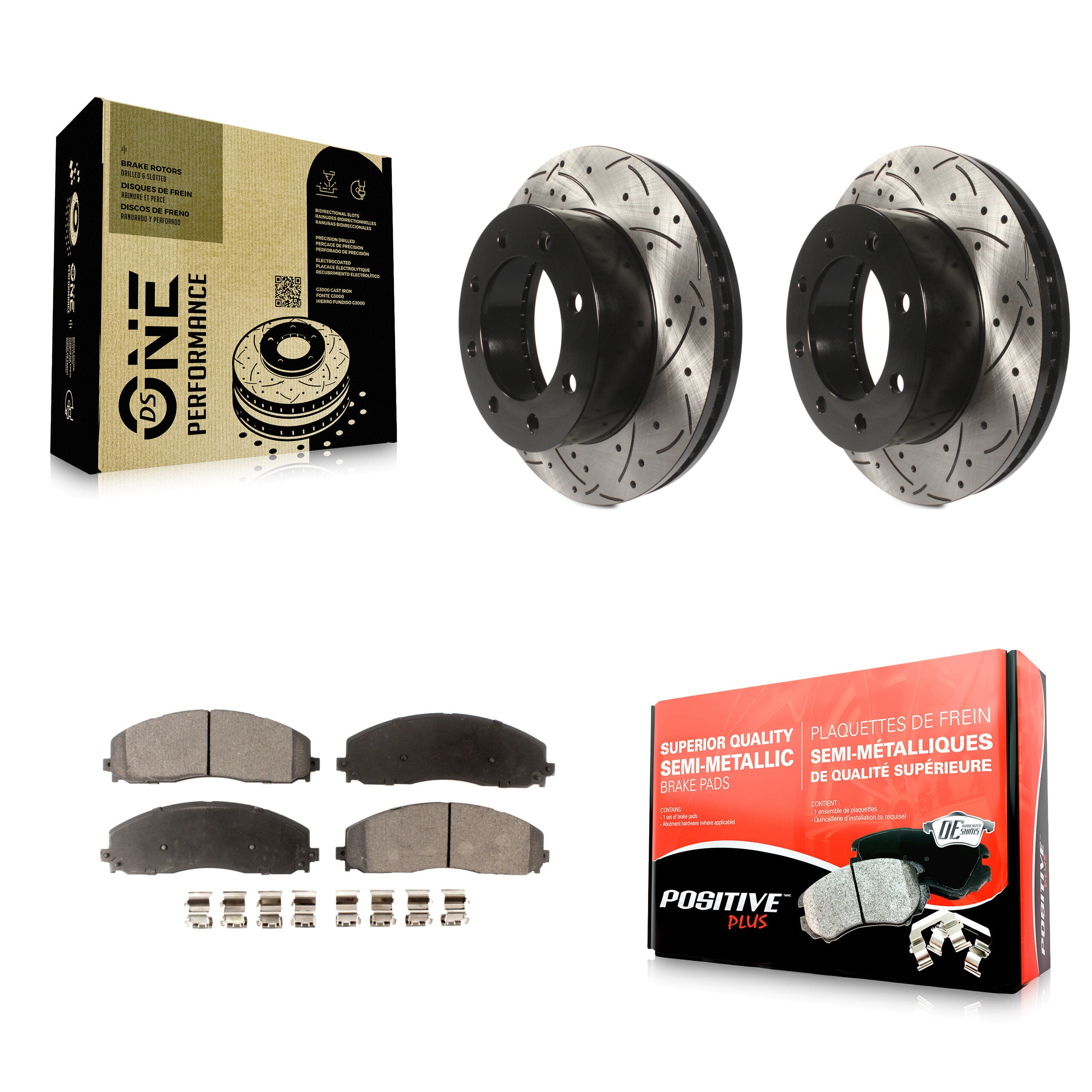 Transit Auto KDF-101092 Disc Brake Kit for 2013 Ford F-250 Super Duty - Front