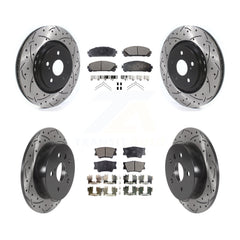 Transit Auto KDF-101099 Disc Brake Kit for 2022 Toyota Camry - Front and Rear