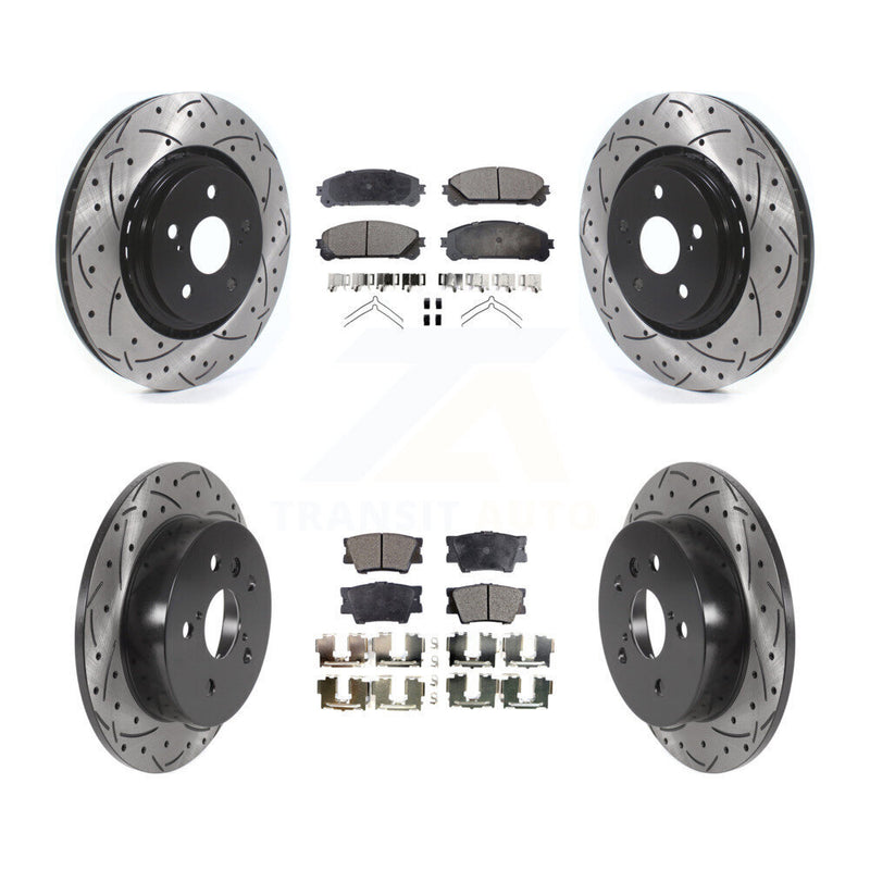 Transit Auto KDF-101099 Disc Brake Kit for 2022 Toyota Camry - Front and Rear
