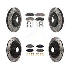 Transit Auto KDF-101105 Disc Brake Kit for 2020 Honda CR-V - Front and Rear