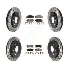 Transit Auto KDF-101106 Disc Brake Kit for 2017-2019 Nissan Armada - Front and Rear