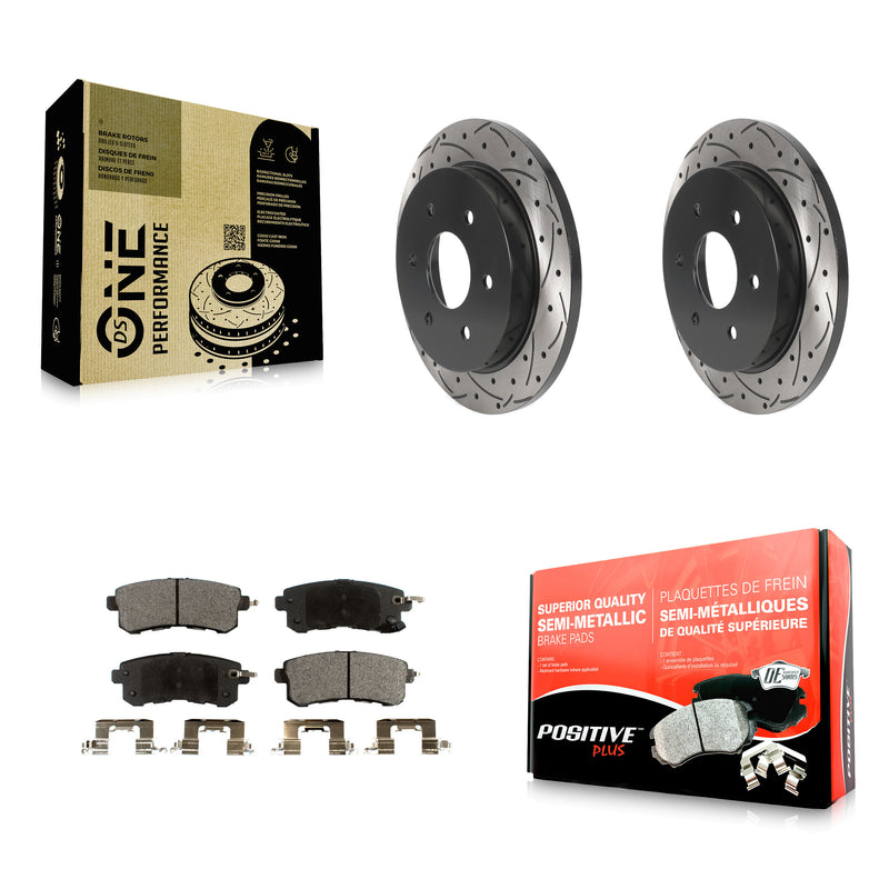 Transit Auto KDF-101108 Disc Brake Kit for 2017-2019 Nissan Armada - Rear