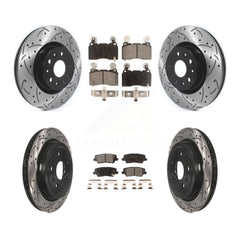 Transit Auto KDF-101113 Disc Brake Kit for 2015 Cadillac CTS - Front and Rear