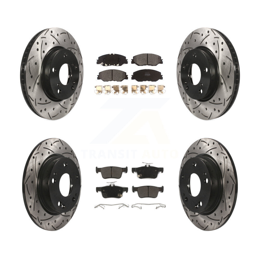 Transit Auto KDF-101124 Disc Brake Kit for 2022-2024 Honda Civic - Front and Rear