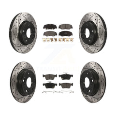 Transit Auto KDF-101124 Disc Brake Kit for 2022-2024 Honda Civic - Front and Rear