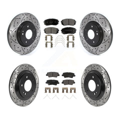 Transit Auto KDF-101135 Disc Brake Kit for 2018-2022 Kia Forte5, Hyundai Elantra GT - Front and Rear