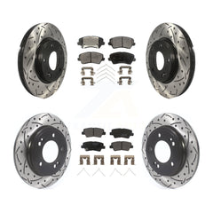 Transit Auto KDF-101137 Disc Brake Kit for 2019-2021 Hyundai Veloster - Front and Rear