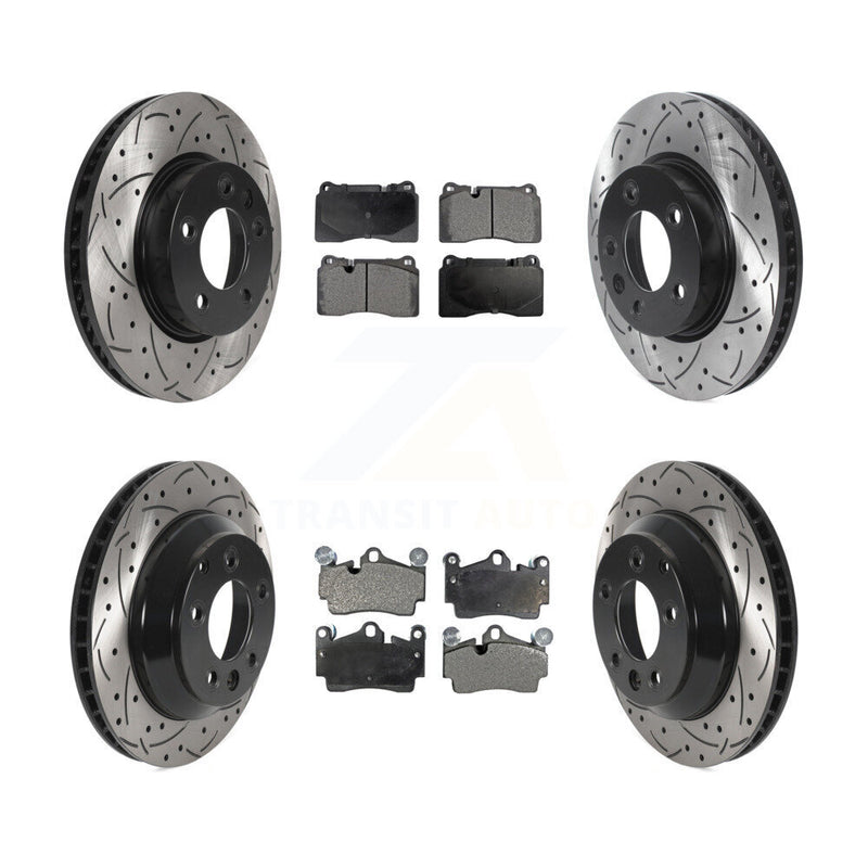 Transit Auto KDF-101156 Disc Brake Kit for 2008-2010 Volkswagen Touareg - Front and Rear