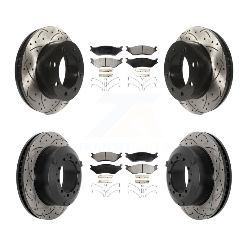 Transit Auto KDF-101162 Disc Brake Kit for 2005-2009 Ford F-450 Super Duty - Front and Rear