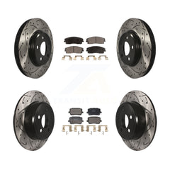 Transit Auto KDF-101166 Disc Brake Kit for 2014 Dodge Charger - Front and Rear