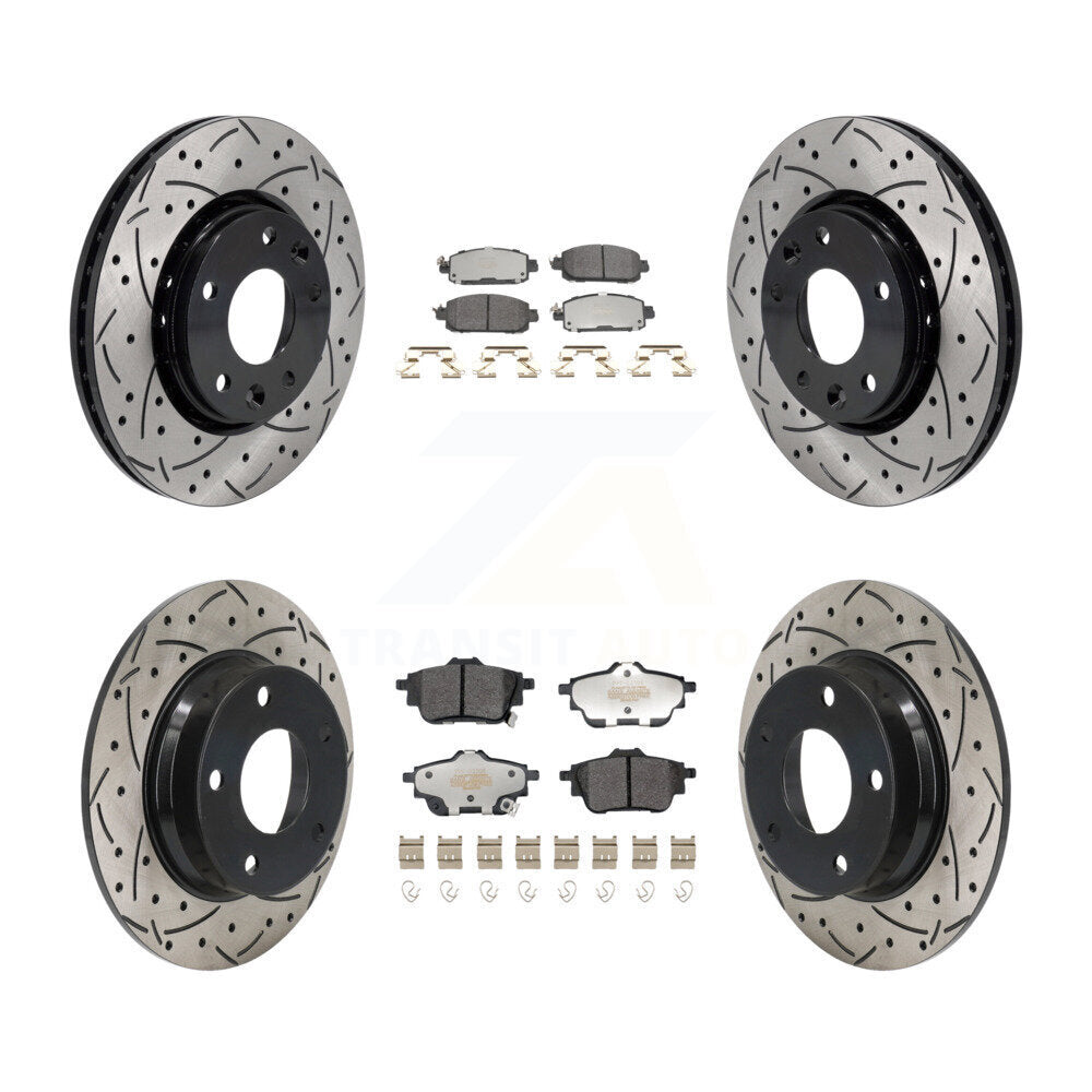 Transit Auto KDF-101175 Disc Brake Kit for 2020-2023 Nissan Sentra - Front and Rear