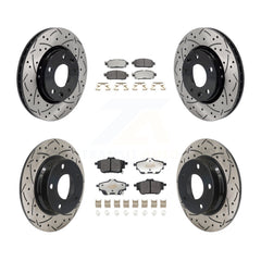 Transit Auto KDF-101175 Disc Brake Kit for 2020-2023 Nissan Sentra - Front and Rear