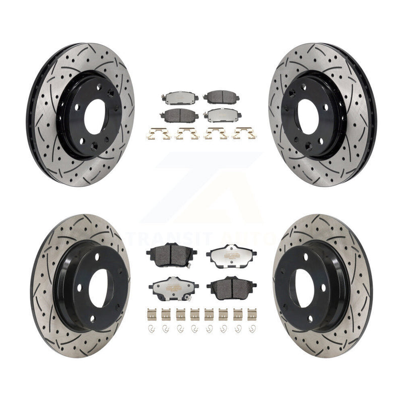 Transit Auto KDF-101175 Disc Brake Kit for 2020-2023 Nissan Sentra - Front and Rear