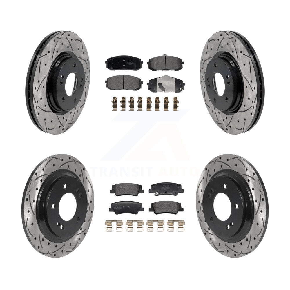 Transit Auto KDF-101176 Disc Brake Kit for 2020-2025 Hyundai Sonata, Kia Niro EV, Kia K5 - Front and Rear