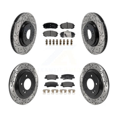 Transit Auto KDF-101176 Disc Brake Kit for 2020-2025 Hyundai Sonata, Kia Niro EV, Kia K5 - Front and Rear