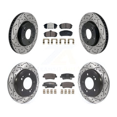 Transit Auto KDF-101178 Disc Brake Kit for 2021-2023 Hyundai Elantra - Front and Rear