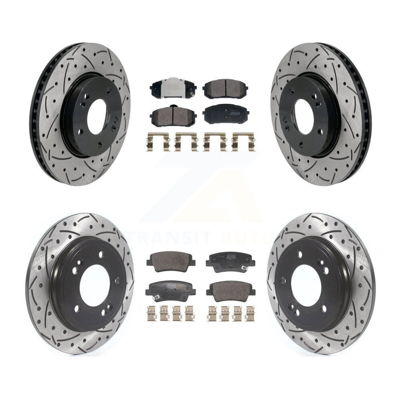 Transit Auto KDF-101178 Disc Brake Kit for 2021-2023 Hyundai Elantra - Front and Rear