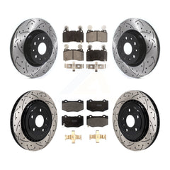 Transit Auto KDF-101179 Disc Brake Kit for 2016 Chevrolet Camaro - Front and Rear