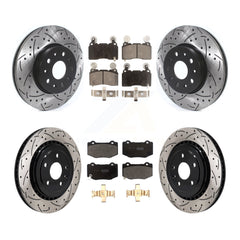 Transit Auto KDF-101180 Disc Brake Kit for 2016 Chevrolet Camaro - Front and Rear
