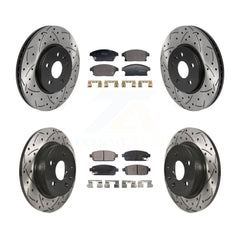 Transit Auto KDF-101182 Disc Brake Kit for 2013-2017 Buick Encore, Chevrolet Trax - Front and Rear