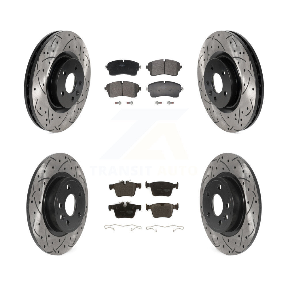 Transit Auto KDF-101185 Disc Brake Kit for 2018-2020 Jaguar E-Pace - Front and Rear