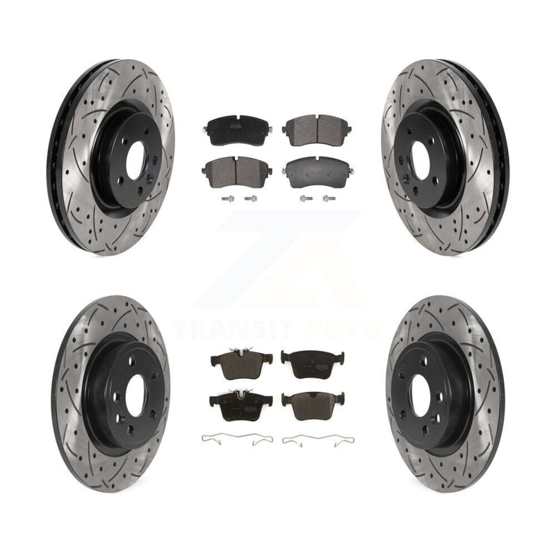 Transit Auto KDF-101185 Disc Brake Kit for 2018-2020 Jaguar E-Pace - Front and Rear