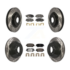 Transit Auto KDF-101186 Disc Brake Kit for 2013-2016 Hyundai Santa Fe, Hyundai Santa Fe XL - Front and Rear