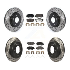 Transit Auto KDF-101188 Disc Brake Kit for 2017-2019 Kia Soul - Front and Rear