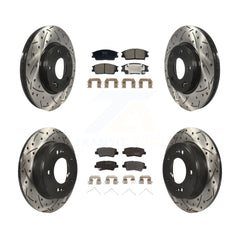 Transit Auto KDF-101190 Disc Brake Kit for 2020-2023 Hyundai Venue, Kia Soul - Front and Rear