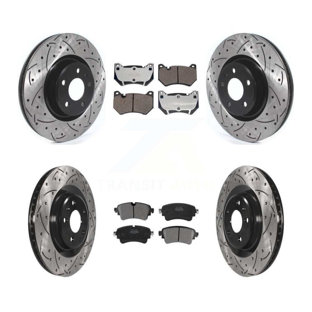 Transit Auto KDF-101191 Disc Brake Kit for 2018 Audi Q5 - Front and Rear