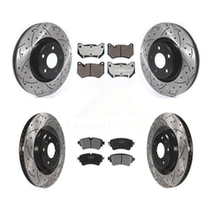 Transit Auto KDF-101191 Disc Brake Kit for 2018 Audi Q5 - Front and Rear