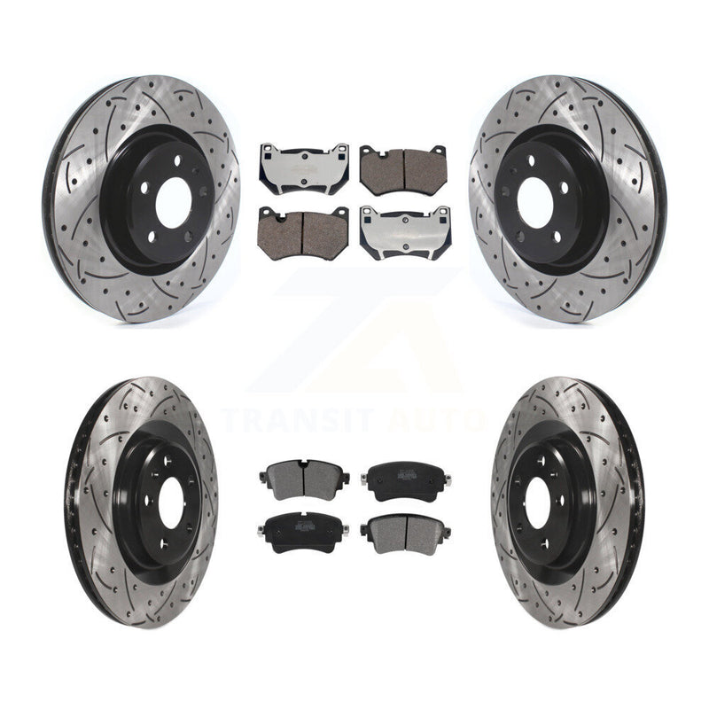 Transit Auto KDF-101191 Disc Brake Kit for 2018 Audi Q5 - Front and Rear