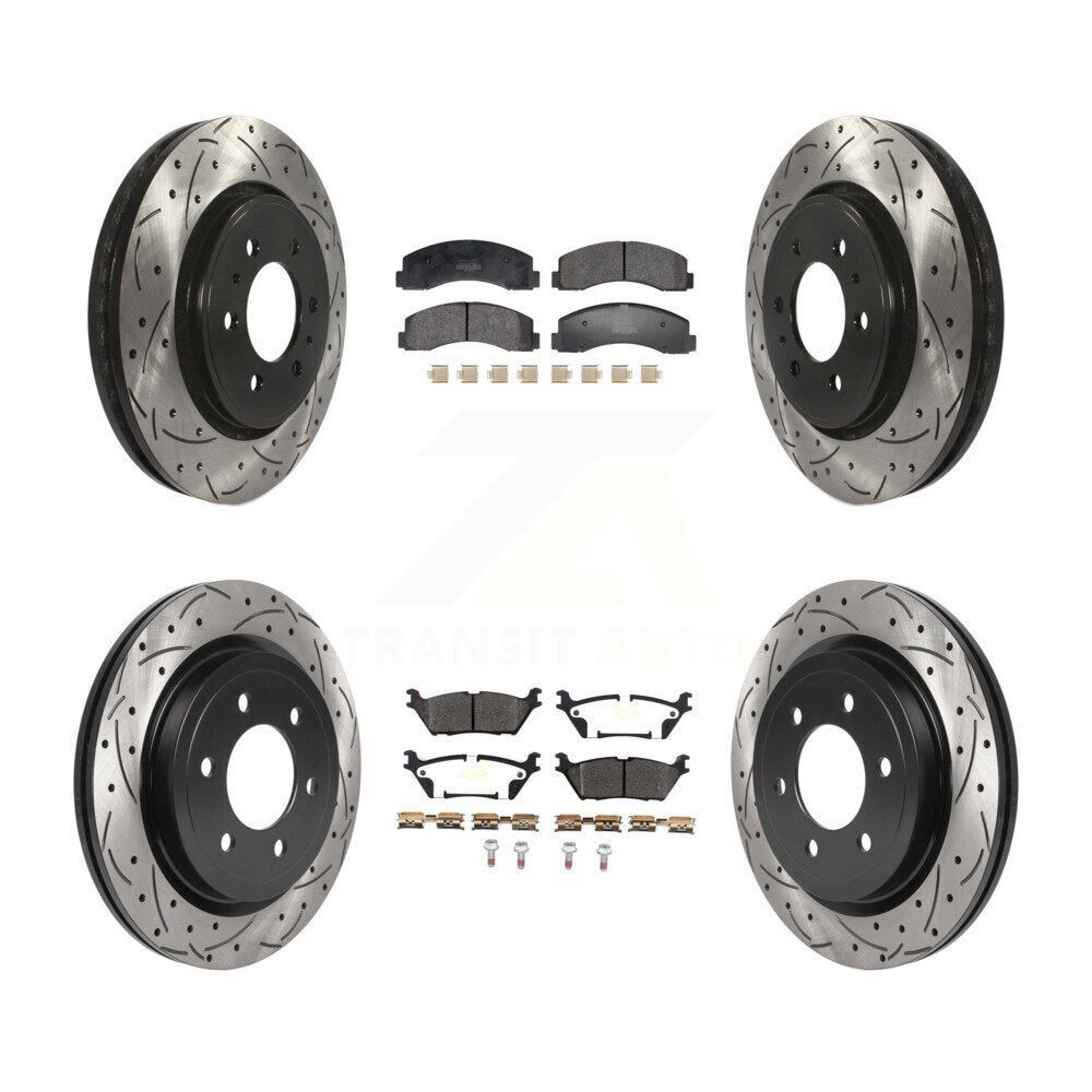 Transit Auto KDF-101193 Disc Brake Kit for 2018-2021 Ford Expedition, Ford F-150, Lincoln Navigator - Front and Rear